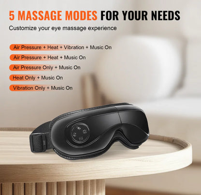 Heated Eye Massager with Bluetooth – Tech-Enhanced Relaxation On Demand