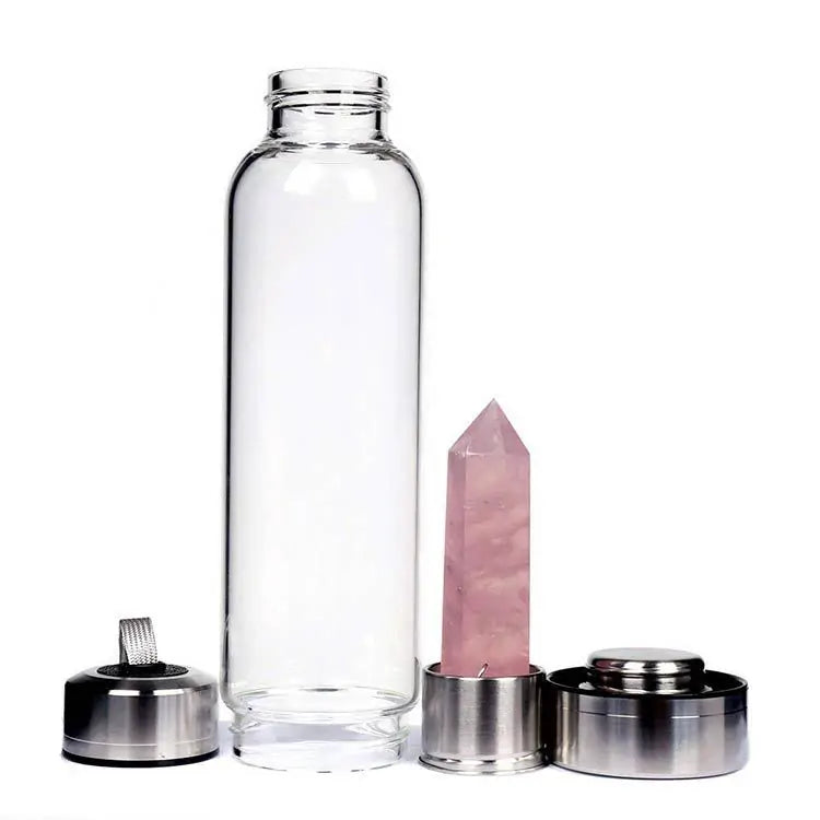 Crystal-Infused Water Bottle