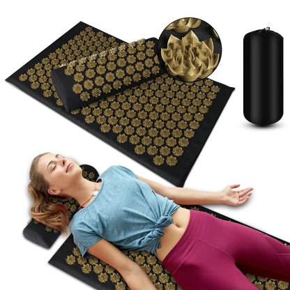 Acupressure Mat & Pillow Set – Natural Relief Through Pressure Point Therapy