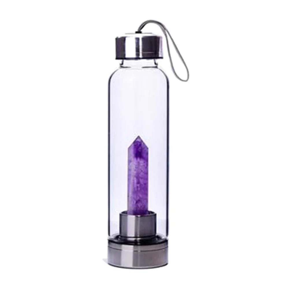 Crystal-Infused Water Bottle