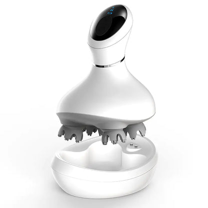 Electric Scalp Massager with Multi-Function Grip Tool