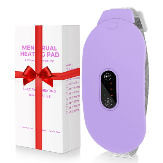 Cordless Heating Pad for Cramps – Fast Relief with Heat & Massage