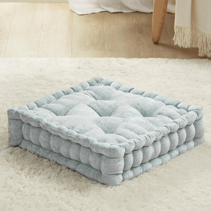 Codi Chenille Floor Cushion – Plush, Tufted Luxury for Any Space