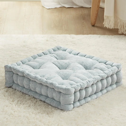 Codi Chenille Floor Cushion – Plush, Tufted Luxury for Any Space