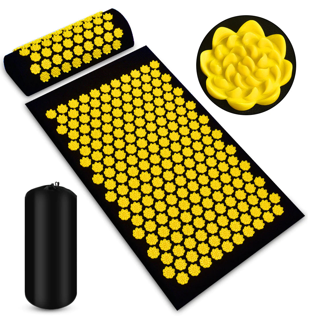 Acupressure Mat & Pillow Set – Natural Relief Through Pressure Point Therapy