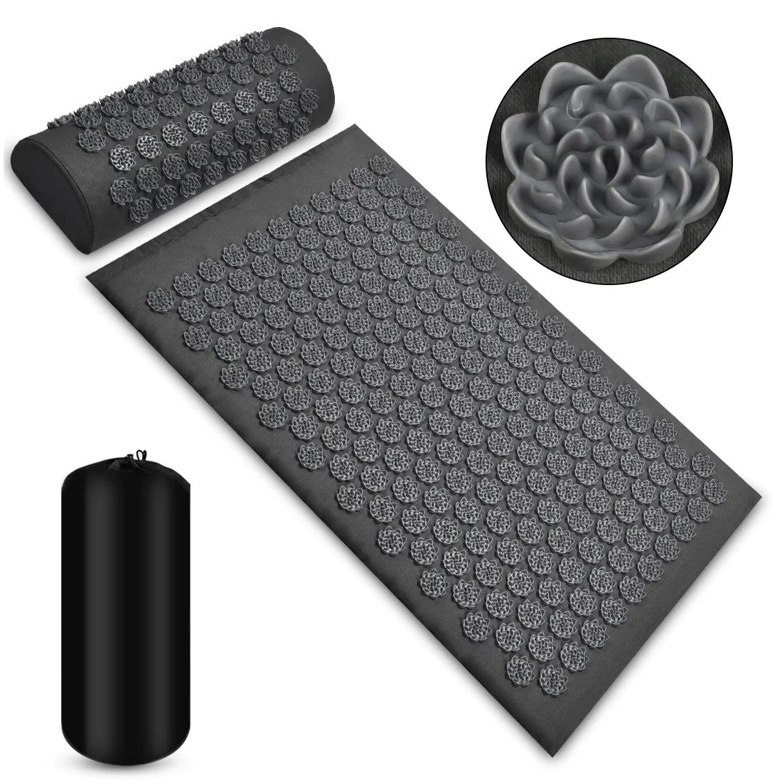 Acupressure Mat & Pillow Set – Natural Relief Through Pressure Point Therapy