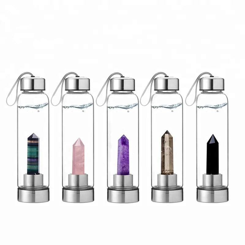 Crystal-Infused Water Bottle