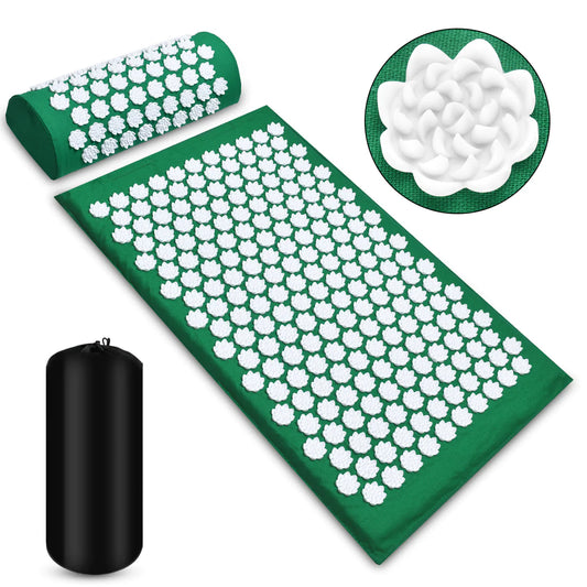 Acupressure Mat & Pillow Set – Natural Relief Through Pressure Point Therapy