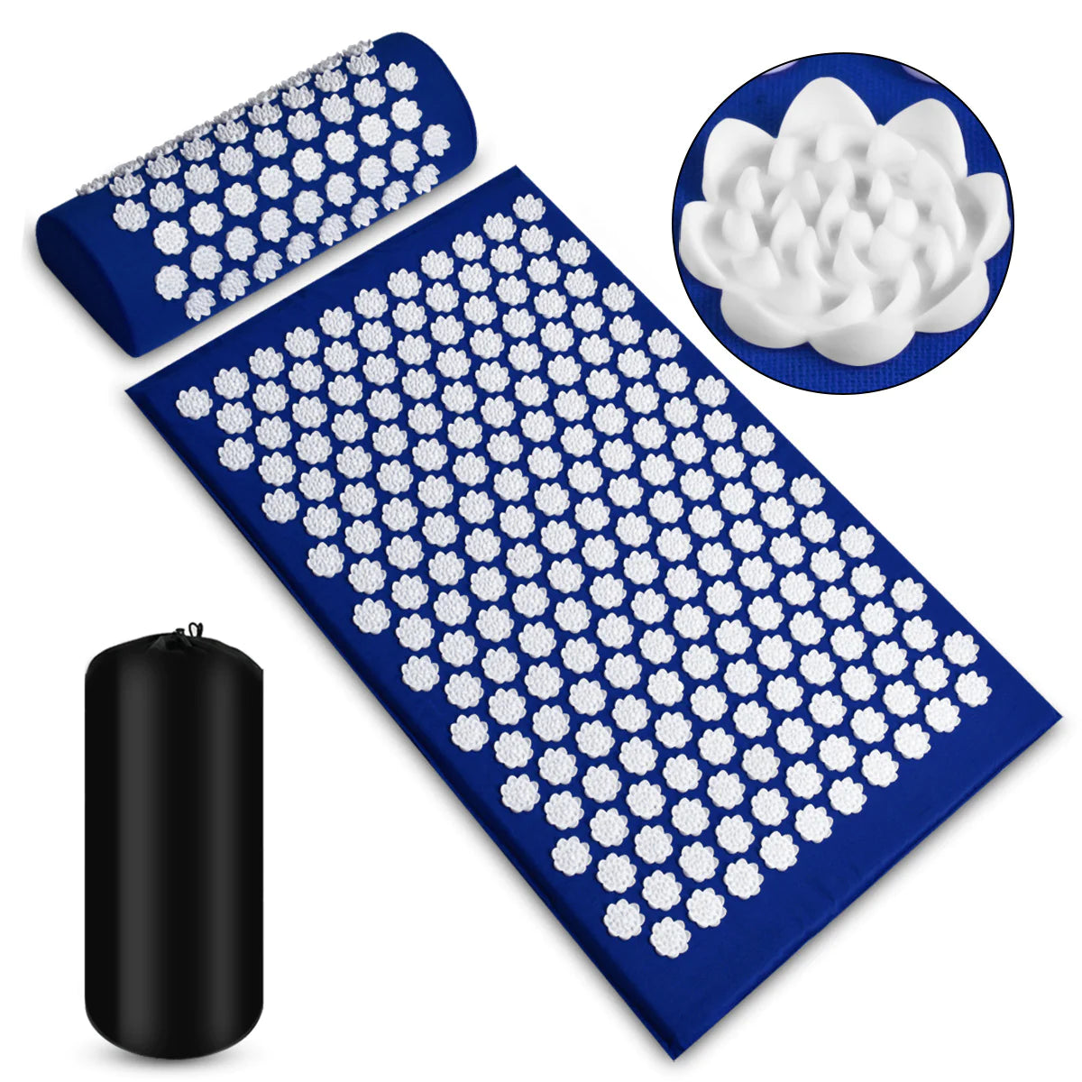 Acupressure Mat & Pillow Set – Natural Relief Through Pressure Point Therapy