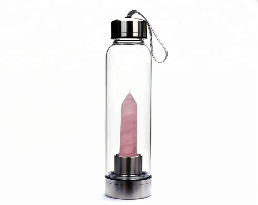 Crystal-Infused Water Bottle