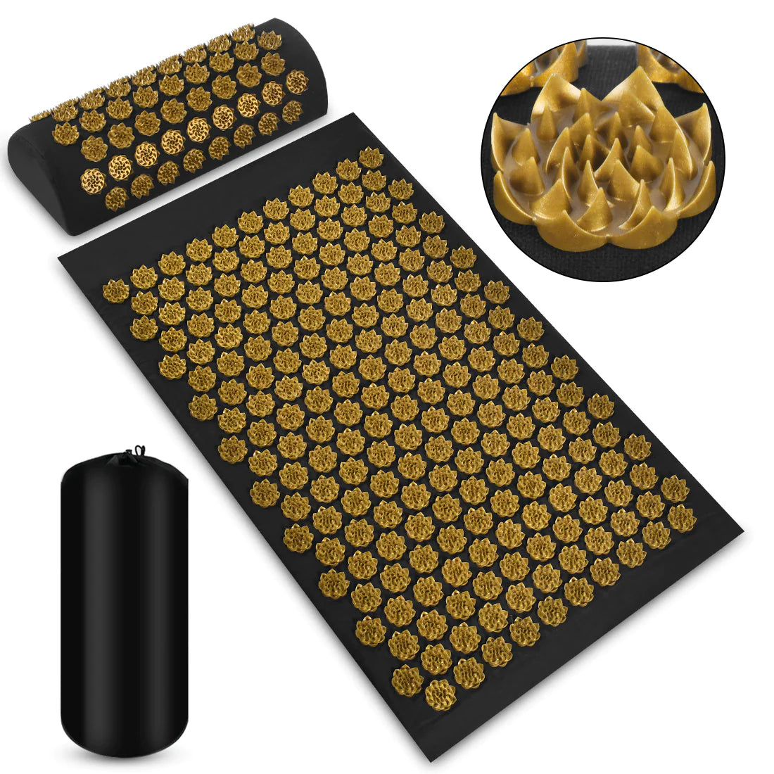 Acupressure Mat & Pillow Set – Natural Relief Through Pressure Point Therapy