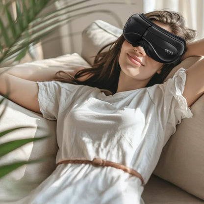 Heated Eye Massager with Bluetooth – Tech-Enhanced Relaxation On Demand